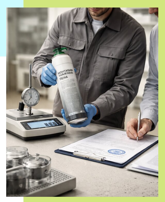 Сертификация монтажной пены в Бийске от 15581 р. | Алешин-Бск