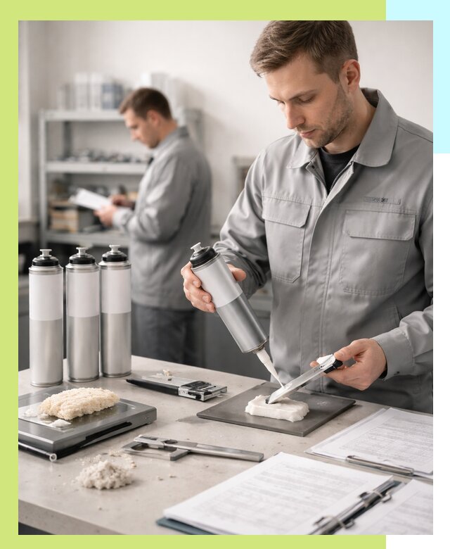 Сертификация монтажной пены и соответствие стандартам в Бийске