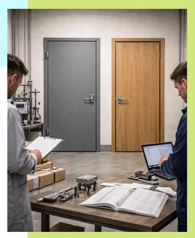 Сертификация дверей в Бийске от 8310 р. под ключ | Алешин-Бск