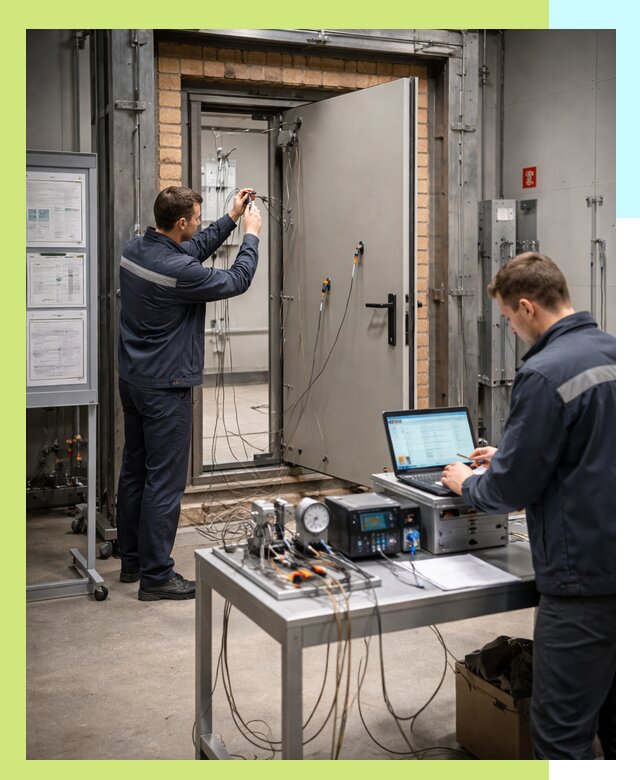 Сертификация противопожарных дверей в Бийске по ГОСТ и ТР