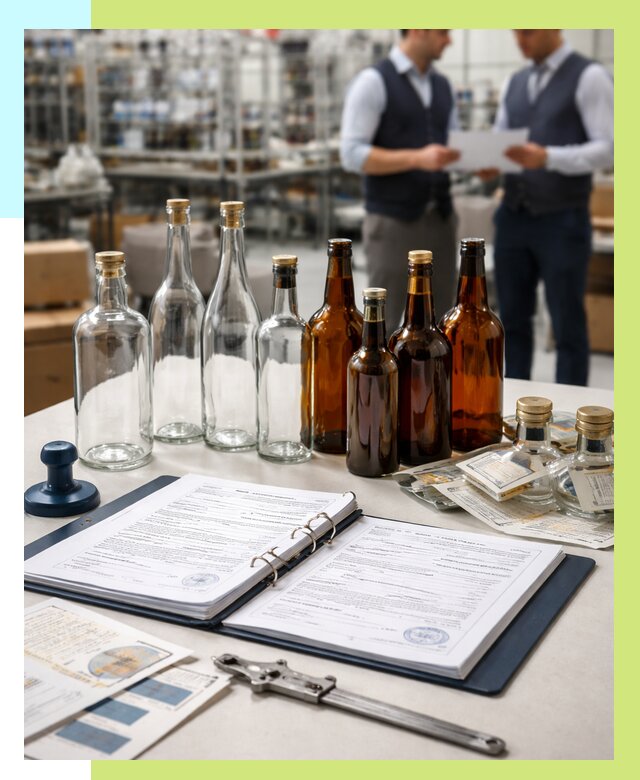 Сертификация стеклянных бутылок в Бийске от 25968 р. | Алешин-Бск