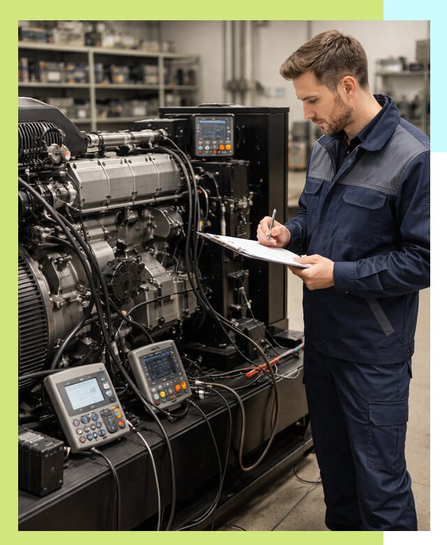 Сертификация дизельных генераторов и их оборудования в Бийске