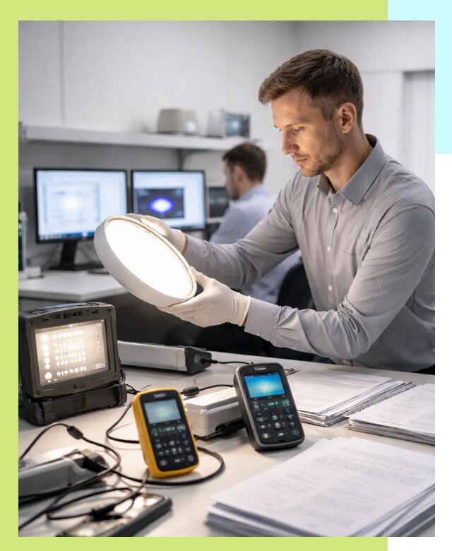 Сертификация светильников в Бийске: испытания и оформление