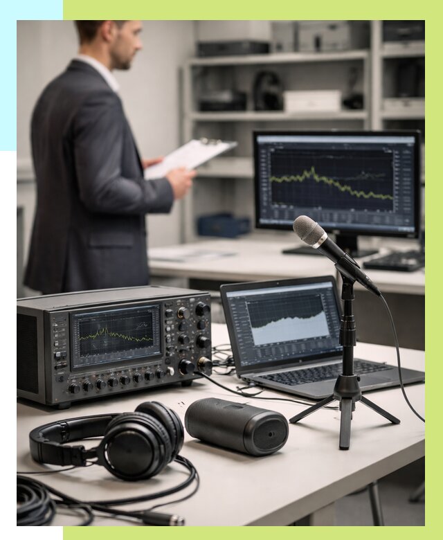 Сертификация аудиотехники в Бийске от 15581 р., Алешин-Бск