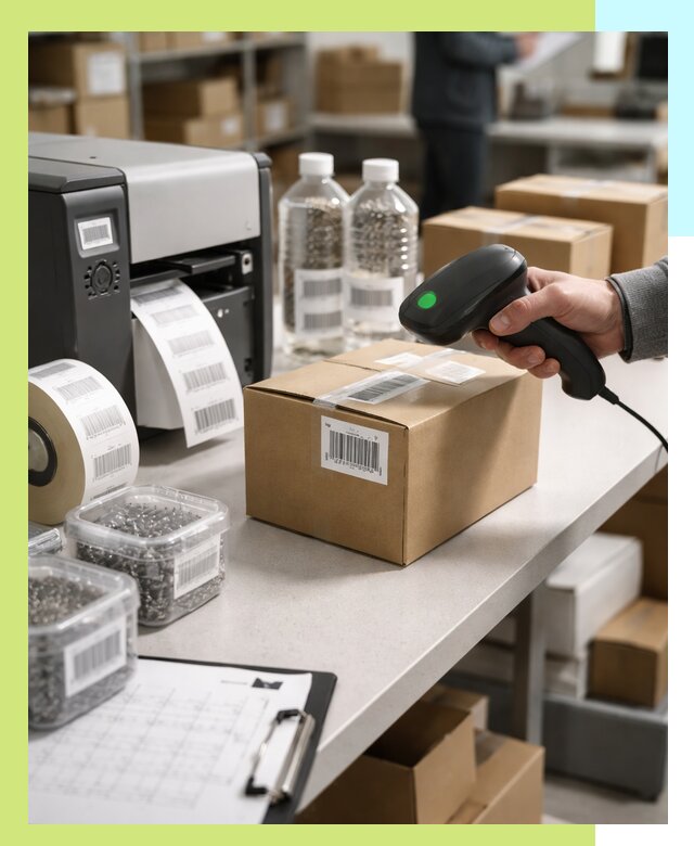 Штрихкодирование продукции и маркировка для продажи в Бийске