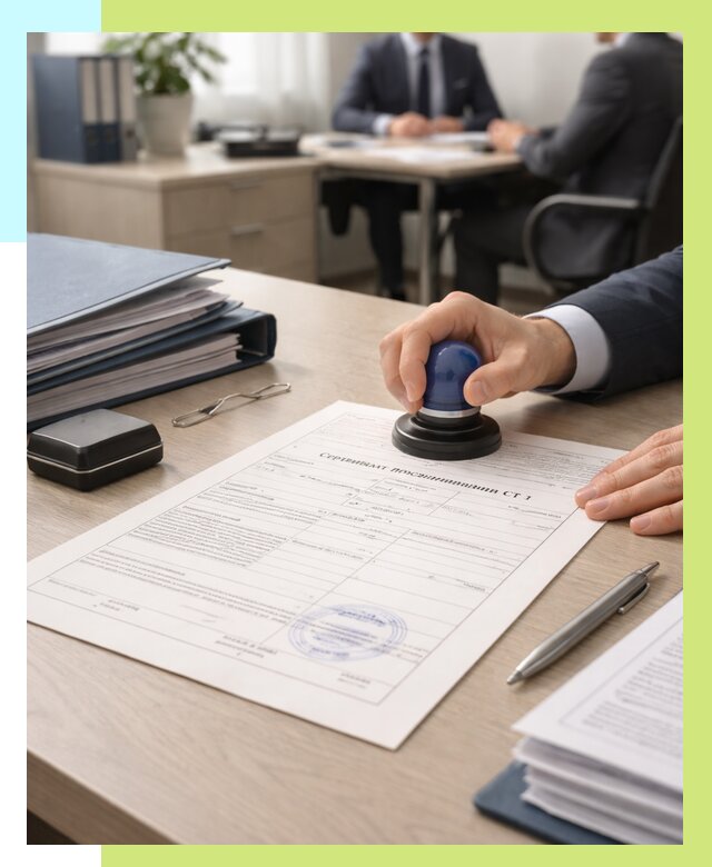 Сертификат происхождения СТ 1 в Бийске от 4674 р. | Алешин-Бск