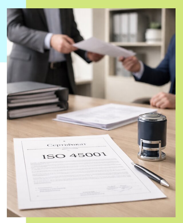 Сертификат ISO 45001 в Бийске под ключ от 46742 р. | Алешин-Бск